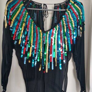 Fantastic Sequin Top for Performer Needs Work